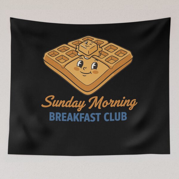 Item preview, Breakfast Sunday Morning Breakfast Club Funny designed and sold by LuminOrb.