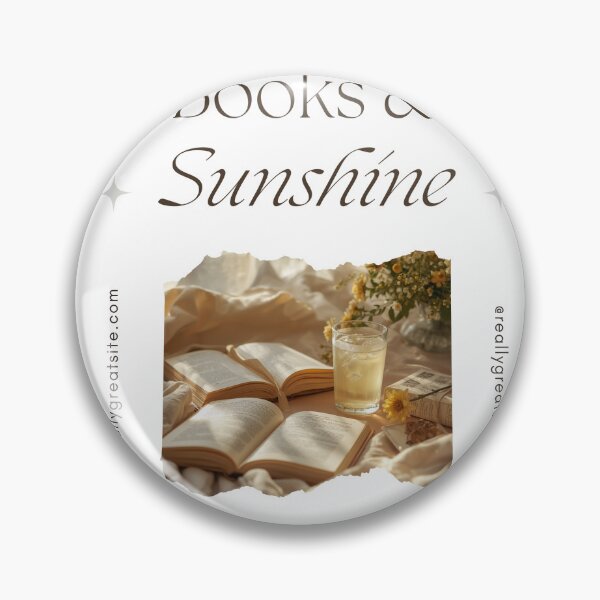 Item preview, • ? Lazy Afternoon Text: "Books & Sunshine" designed and sold by TanmayCreates01.