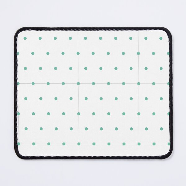 Item preview, White and Pastel Green micro dots designed and sold by pattern-archive.