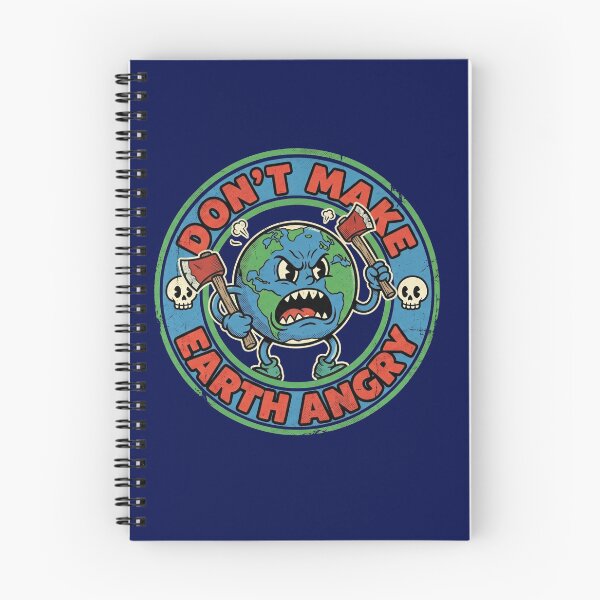 Item preview,  Dont Make Earth Angry Vintage Rubber Hose Cartoon Save Planet designed and sold by AdyKurniawan.