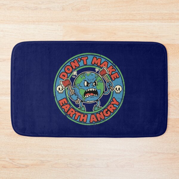 Item preview,  Dont Make Earth Angry Vintage Rubber Hose Cartoon Save Planet designed and sold by AdyKurniawan.