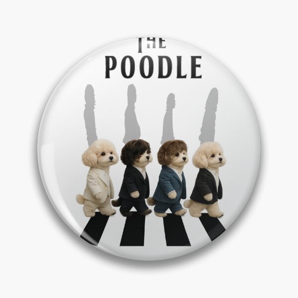 Item preview, Cute Toy Poodle Street Style Dogs designed and sold by Keng Art.