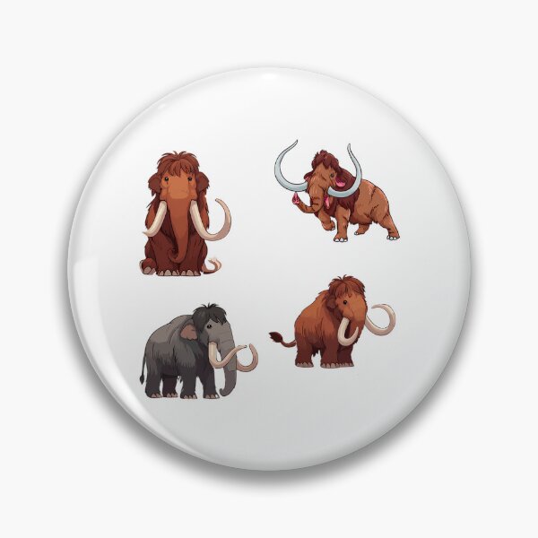 Item preview, Woolly Mammoth - Pack Cute Woolly Mammoth designed and sold by tbarbosantjean.