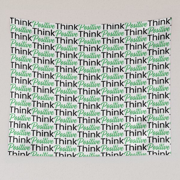 Item preview, Think Positive Minimalist Typography Graphic Design designed and sold by AB Tech.