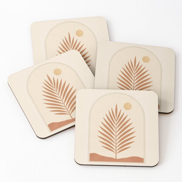 Item preview, Boho Palm Leaf Print – Terracotta Afro Boho Art designed and sold by Martin's_Design.