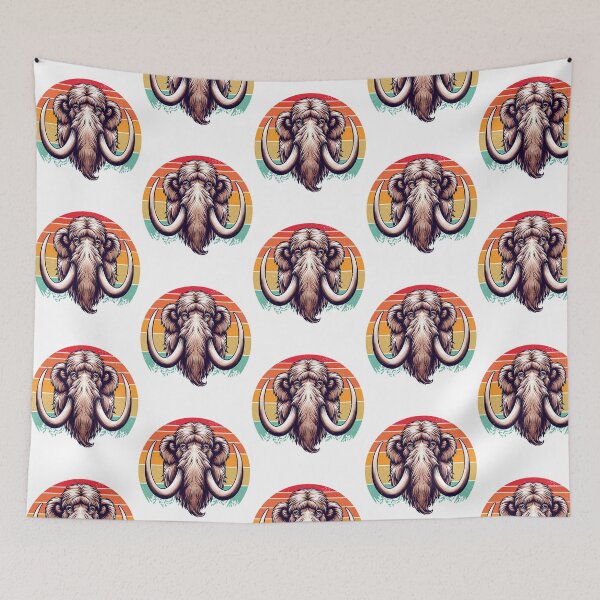 Item preview, Woolly Mammoth - Retro Vintage Woolly Mammoth designed and sold by tbarbosantjean.