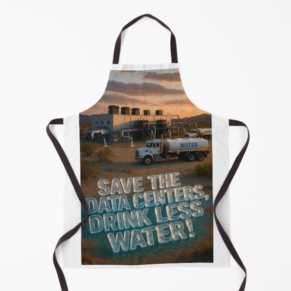 Item preview, Save the data Centers, Drink Less Water! designed and sold by Nate Ober.