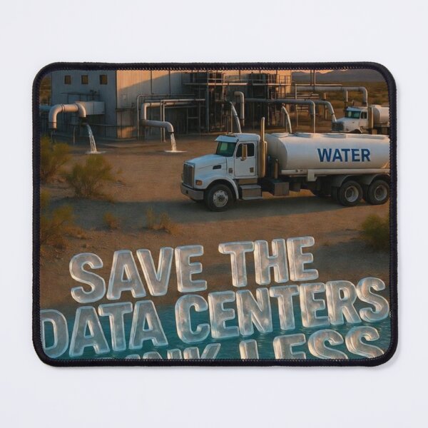 Item preview, Save the data Centers, Drink Less Water! designed and sold by Nate Ober.