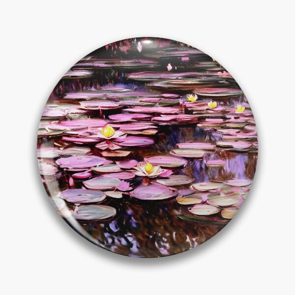 Item preview, Water Lilies: Impression of Reflections & Blossoming Surfaces (1917) designed and sold by artdesignsnow.