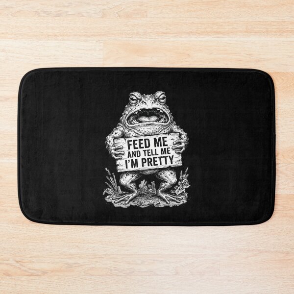 Item preview, Feed Me And Tell Me I’m Pretty Toad designed and sold by dudelinart.