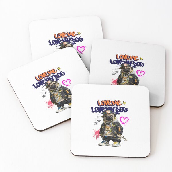 Item preview, Dog Lover Gift Cute Pug Streetwear designed and sold by Keng Art.