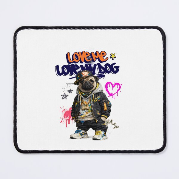 Item preview, Dog Lover Gift Cute Pug Streetwear designed and sold by Keng Art.
