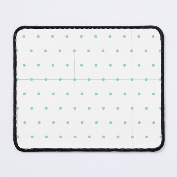 Item preview, White and Mint micro dots designed and sold by pattern-archive.