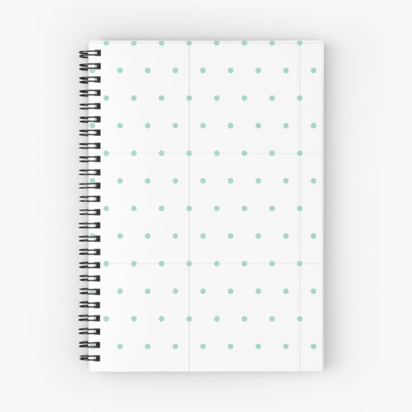 Item preview, White and Mint micro dots designed and sold by pattern-archive.