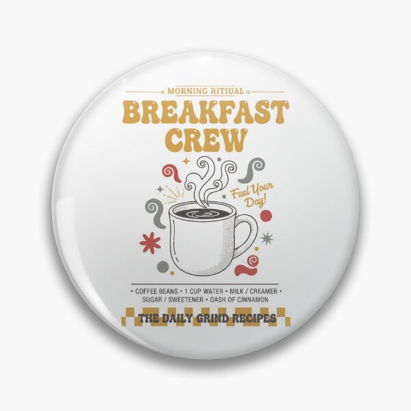 Item preview, Breakfast Crew Coffee Brunch Pancake Bacon Food designed and sold by LuminOrb.