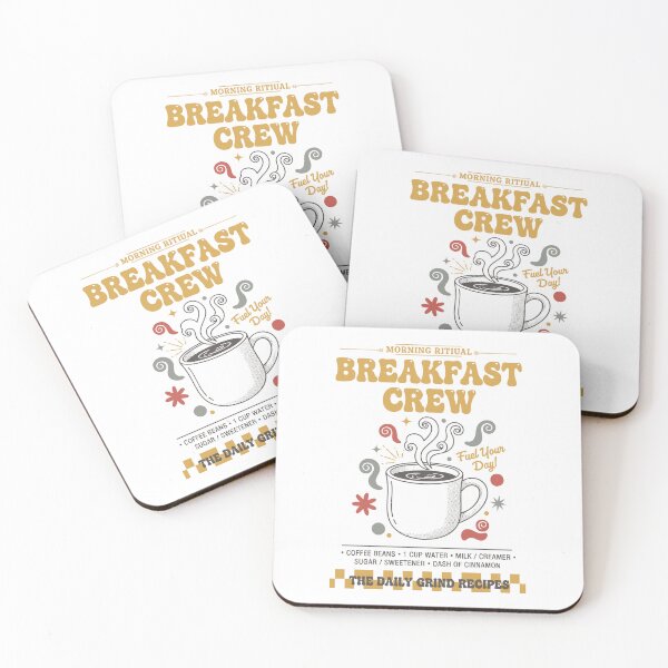 Item preview, Breakfast Crew Coffee Brunch Pancake Bacon Food designed and sold by LuminOrb.