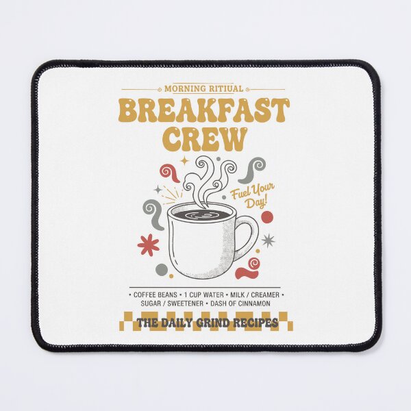 Item preview, Breakfast Crew Coffee Brunch Pancake Bacon Food designed and sold by LuminOrb.