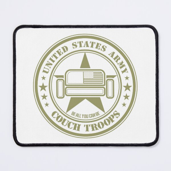 Item preview, Couch Troops US Army (Green) designed and sold by helenacooper.