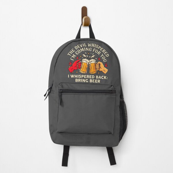 Item preview, Funny Devil Whispered Bring Beer Sarcastic Quote Design designed and sold by Zayavca.