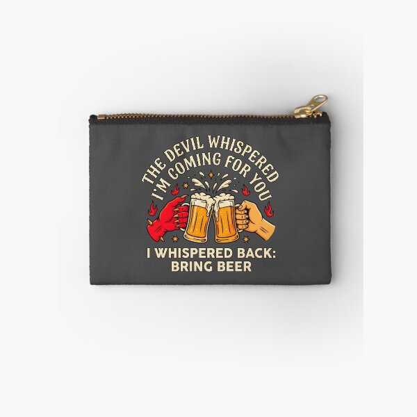 Item preview, Funny Devil Whispered Bring Beer Sarcastic Quote Design designed and sold by Zayavca.