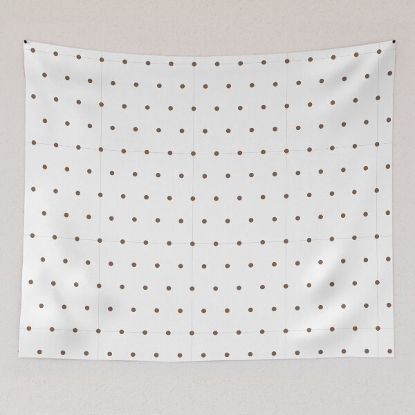Item preview, White and Mocha micro dots designed and sold by pattern-archive.