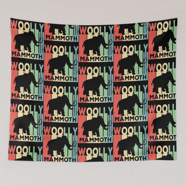 Item preview, Woolly Mammoth Vintage Retro designed and sold by tbarbosantjean.