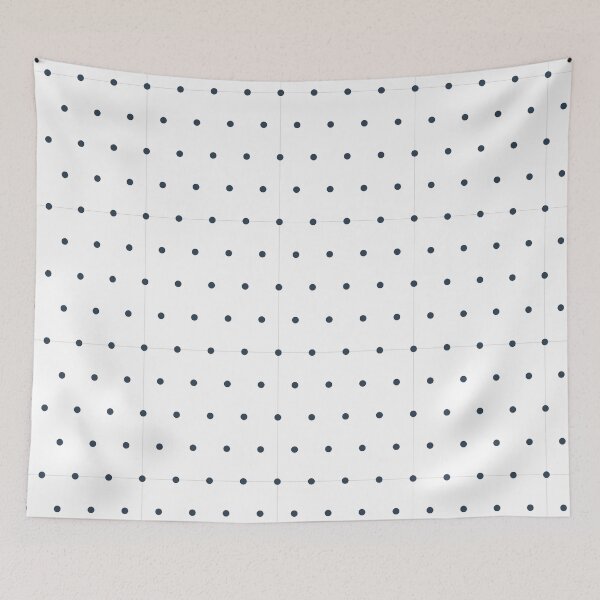 Item preview, White and Navy micro dots designed and sold by pattern-archive.