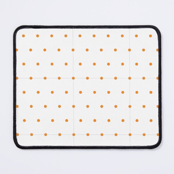 Item preview, White and Orange micro dots designed and sold by pattern-archive.
