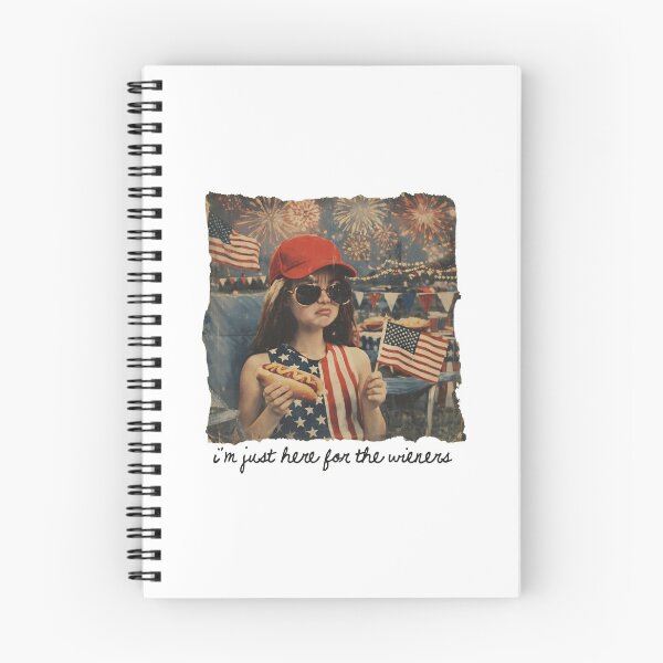 Item preview, Just Here for The Wieners Funny 4th of July Girl Face Meme designed and sold by cass-vale-lab.