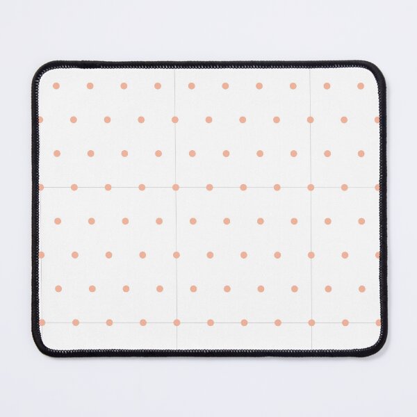 Item preview, White And Peach Micro Dot Pattern designed and sold by pattern-archive.