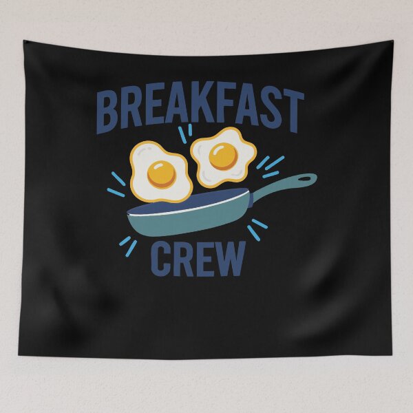 Item preview, Breakfast Crew Funny Brunch Coffee Pancake Food designed and sold by LuminOrb.
