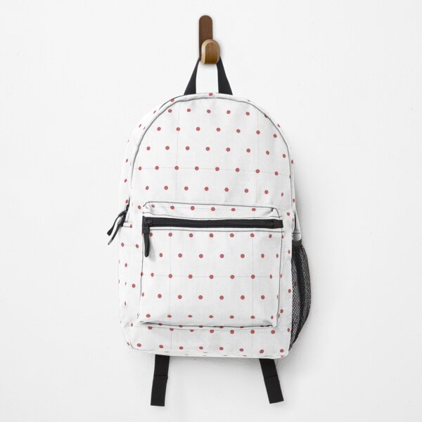 Item preview, White and Pastel Red micro dots designed and sold by pattern-archive.