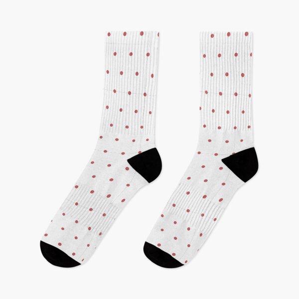 Item preview, White and Pastel Red micro dots designed and sold by pattern-archive.