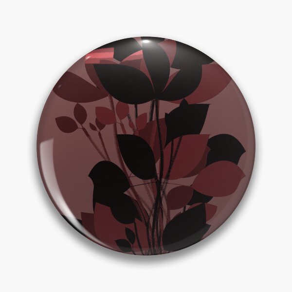 Item preview,  Minimalist Red and Black Leaf Botanical designed and sold by SahmatArt.