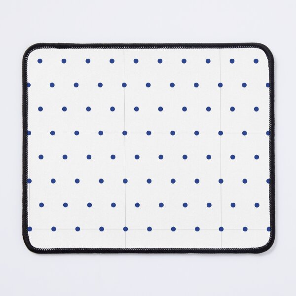 Item preview, White and Royal Blue micro dots designed and sold by pattern-archive.