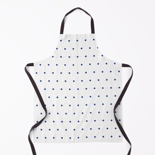 Item preview, White and Royal Blue micro dots designed and sold by pattern-archive.