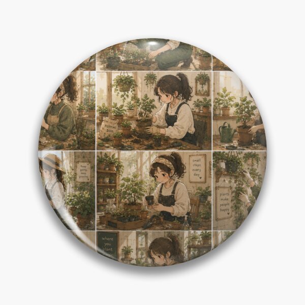 Item preview, Cozy Gardening and Plant Lover Collage designed and sold by 0606PM.