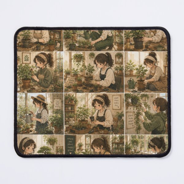 Item preview, Cozy Gardening and Plant Lover Collage designed and sold by 0606PM.