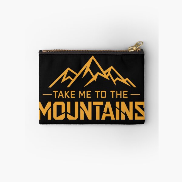 Item preview, Take Me To The Mountains Adventure Hiking Quote designed and sold by myforestfog.