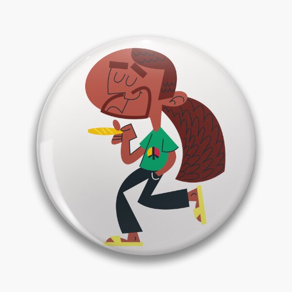 Item preview, Reggae Rasta Dreadlocks Dancing Cartoon Peace Sign Funny Jamaican Culture Graphic T-Shirt designed and sold by DERA RAY.