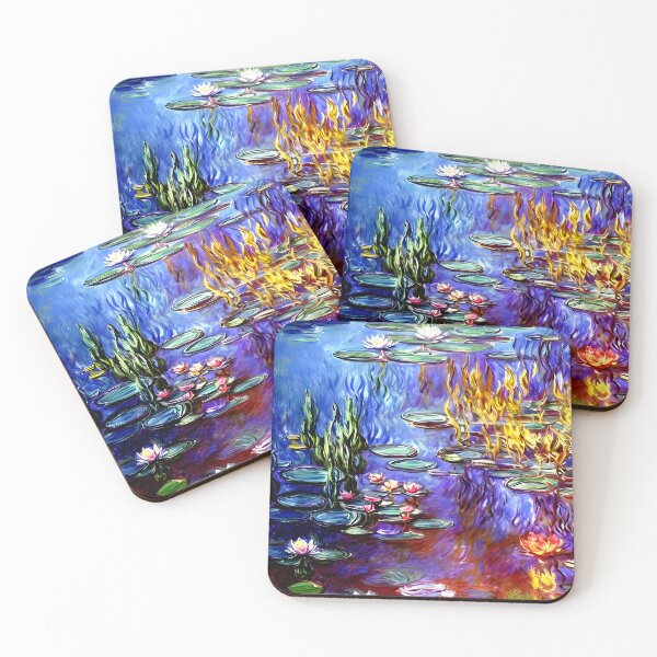 Item preview, Water Lilies: Impression of Reflections & Blossoming Surfaces (1917-2) designed and sold by artdesignsnow.
