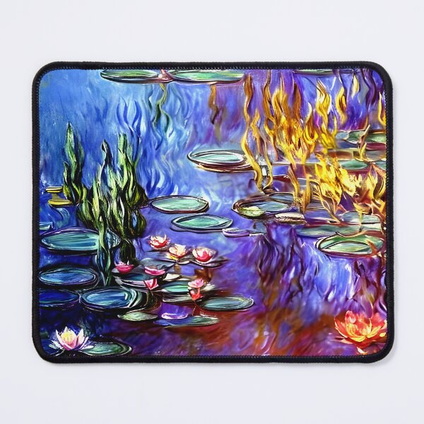 Item preview, Water Lilies: Impression of Reflections & Blossoming Surfaces (1917-2) designed and sold by artdesignsnow.