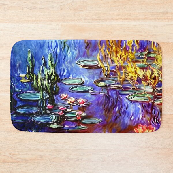 Item preview, Water Lilies: Impression of Reflections & Blossoming Surfaces (1917-2) designed and sold by artdesignsnow.
