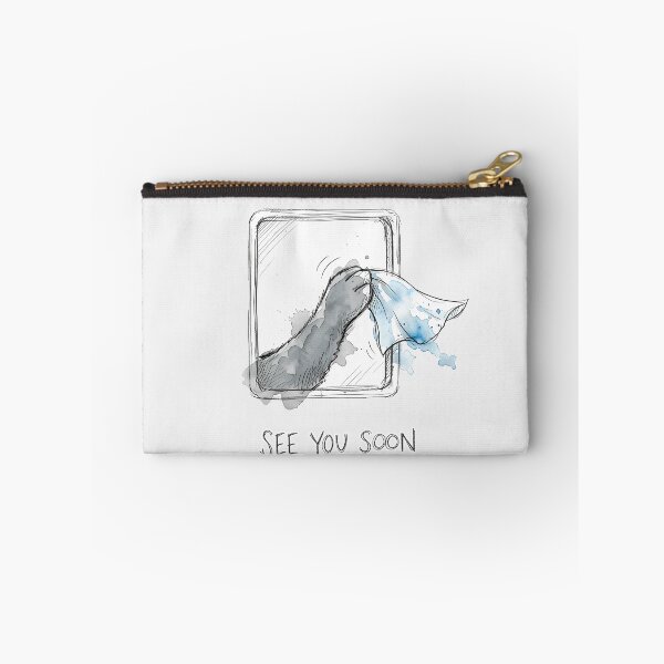 Item preview, See You Soon: Fluffy Paw Waving Goodbye Art designed and sold by SoulPT.