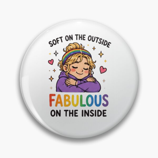 Item preview, Soft on the Outside Fabulous on the Inside Pride designed and sold by Pixanova.