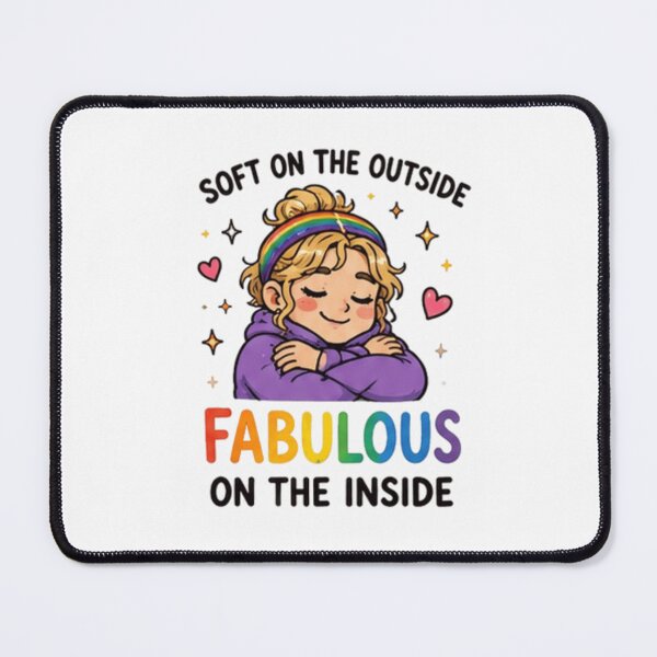 Item preview, Soft on the Outside Fabulous on the Inside Pride designed and sold by Pixanova.