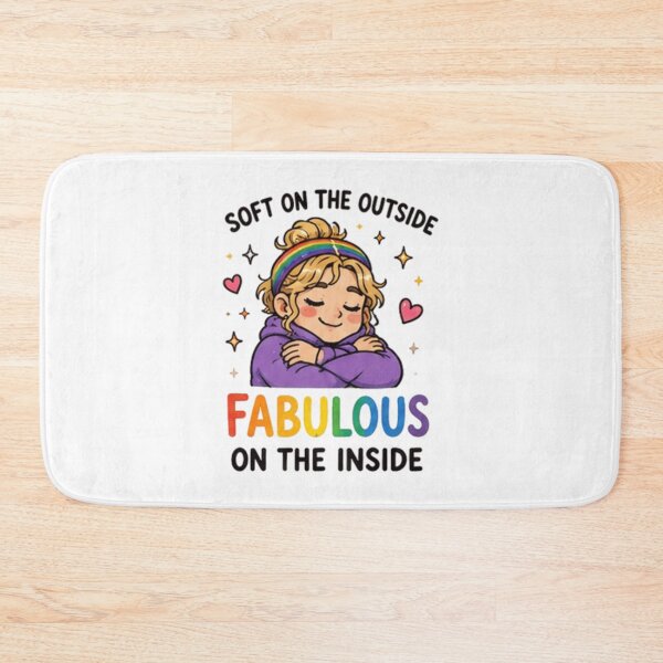 Item preview, Soft on the Outside Fabulous on the Inside Pride designed and sold by Pixanova.