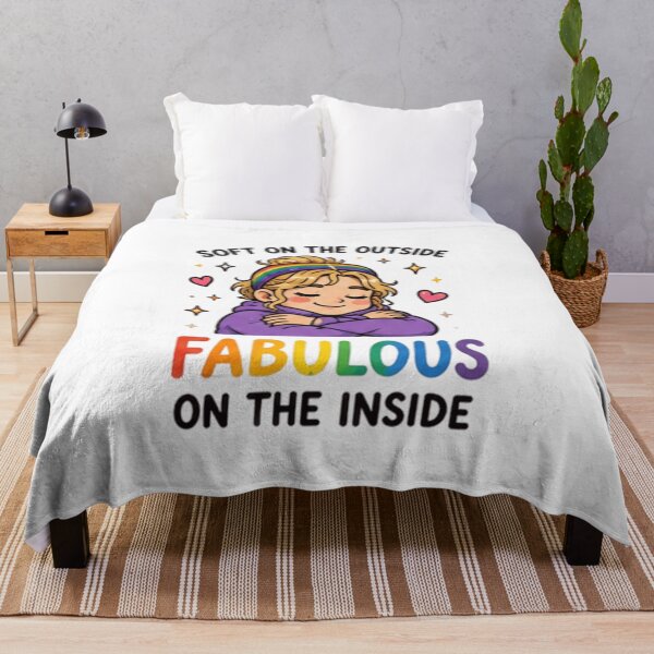 Item preview, Soft on the Outside Fabulous on the Inside Pride designed and sold by Pixanova.