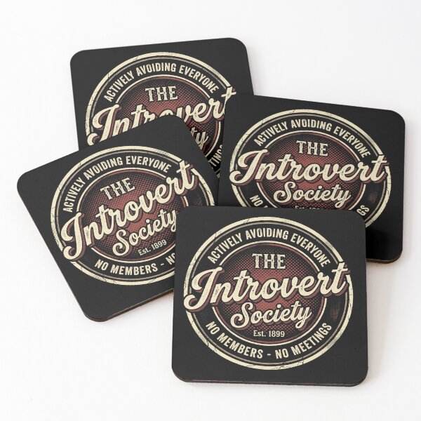 Item preview, The Introvert Society Actively Avoiding Everyone Retro Badge designed and sold by AdyKurniawan.