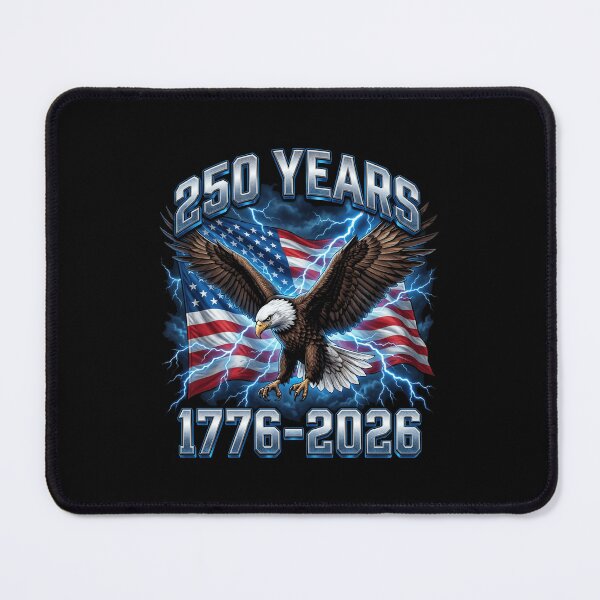 Item preview, Eagle flying American flag 250 Years designed and sold by Steele-Art.